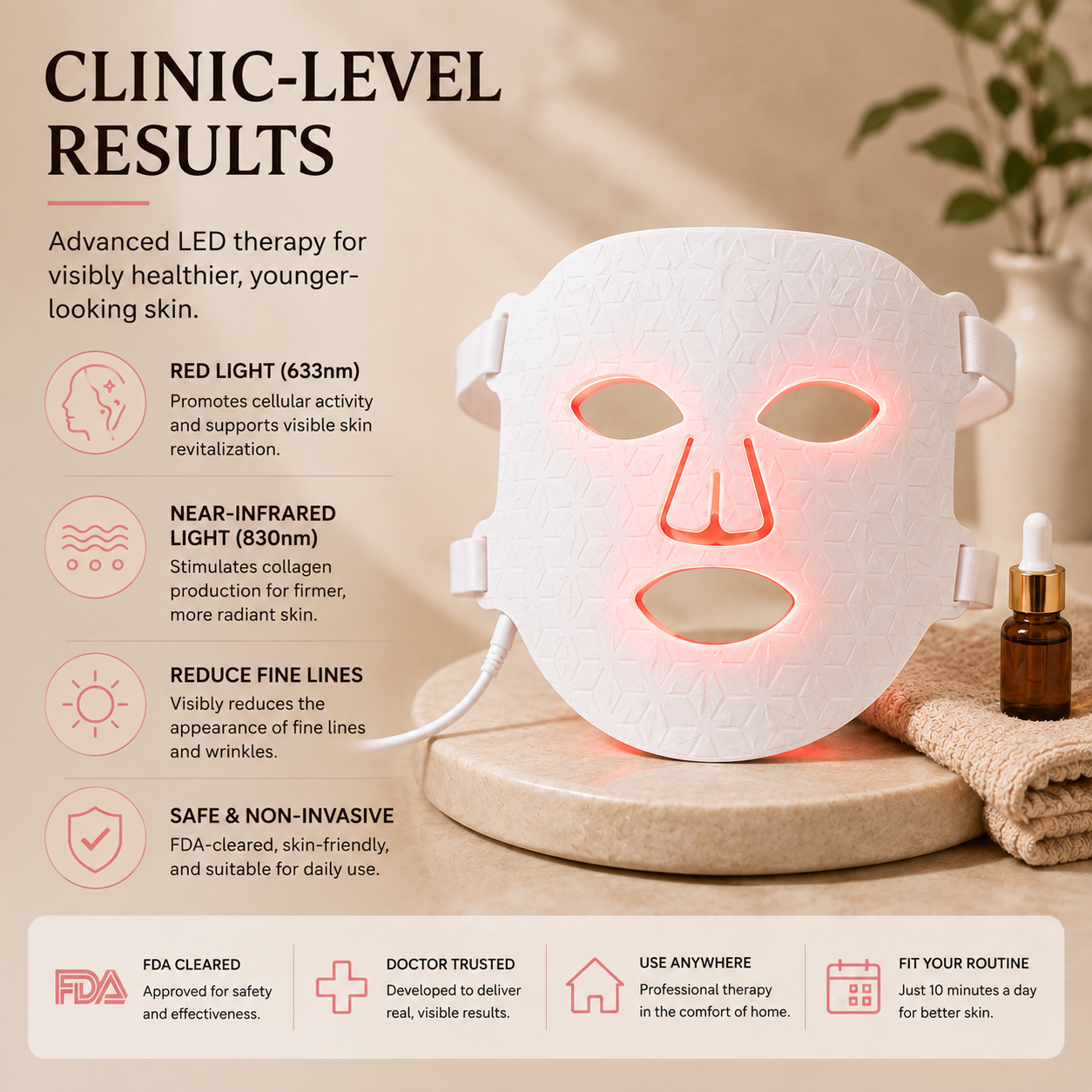 Gadecci LED Face Mask